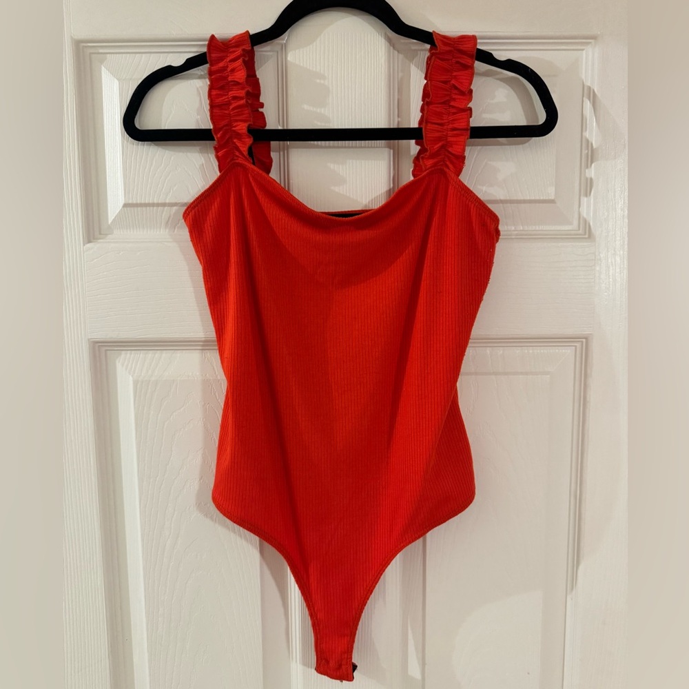 Red bodysuit